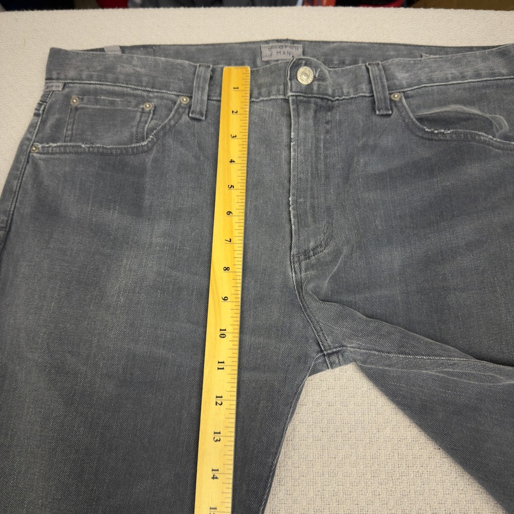 Citizens of Humanity Jeans Mens 36x34 Gray Core Straight Fit Denim Made in USA - Picture 10 of 13